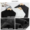 This is a new large-sized autumn and winter long-sleeved semi-high-neck velvet base layer for women. It can be worn as an inner layer with a mid-neck for a high-end look and can also be worn as an outer layer Application Scenario